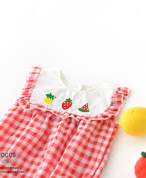 ⁦<h1 class="product_title entry-title">بدلة مثلثية للأطفال بأكمام دانتيل مزخرفة</h1>⁩ - الصورة ⁦6⁩