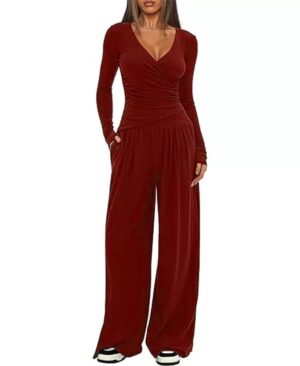 ⁦<h1 class="product_title entry-title">بنطلون واسع فضفاض غير رسمي من أمازون عبر الحدود مريح وعصري</h1>⁩ - الصورة ⁦4⁩