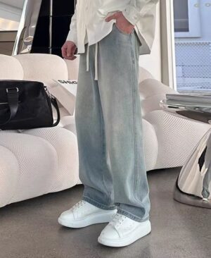 ⁦<h1 class="product_title entry-title">جينز رجالي أمريكي بقصة مستقيمة ومريحة</h1>⁩ - الصورة ⁦3⁩