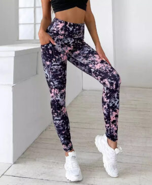 Women's New Arrival Printed High-Waisted Soft And Comfortable Leggings For Outerwear - Image 9