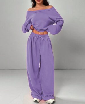 ⁦<h1 class="product_title entry-title">بدلة بنطلون كاجوال نسائية ضيقة بدون أكتاف بلون موحد</h1>⁩ - الصورة ⁦7⁩