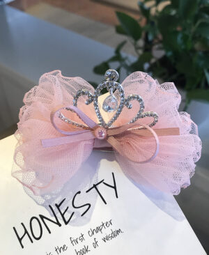 <h1 class="product_title entry-title">Crown Children's Hair Accessories Baby Korean Press Clip Baby Headband</h1> - Image 4