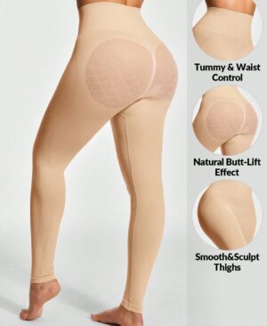 <h1 class="product_title entry-title">Women's Firm Control Full-Length Leggings - Butt-Lift & Tummy Thigh Contour</h1> - Image 6