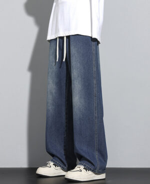 ⁦<h1 class="product_title entry-title">جينز رجالي مريح واسع الساق بتصميم بسيط ومريح</h1>⁩ - الصورة ⁦4⁩