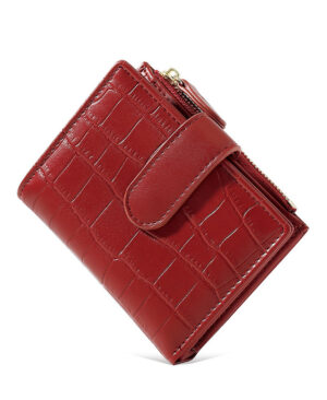 <h1 class="product_title entry-title">Simple Retro Solid Color Zipper Clasp Mini Short Wallet</h1> - Image 3