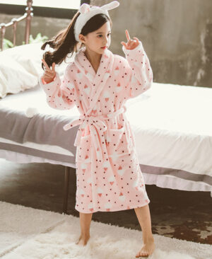 ⁦<h1 class="product_title entry-title">بيجامة أطفال من الفلانيل السميك للبنات - خدمة منزلية من شان</h1>⁩ - الصورة ⁦5⁩