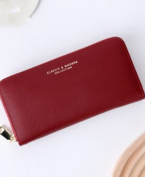 <h1 class="product_title entry-title">Wallet Fashion Women's Long Cross Pattern Zipper</h1> - Image 10