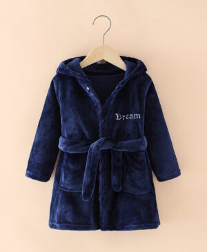 <h1 class="product_title entry-title">Cartoon Home Clothes Nightgown Bathrobe Children Pajamas Flannel</h1> - Image 1