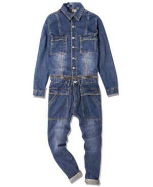 <h1 class="product_title entry-title">Detachable Harajuku Workwear Jumpsuit Overalls For Men</h1> - Image 4
