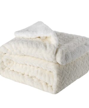 ⁦<h1 class="product_title entry-title">بطانية مزدوجة من الصوف الصناعي السميك - بطانية ترفيهية - بطانية هدية</h1>⁩ - الصورة ⁦8⁩