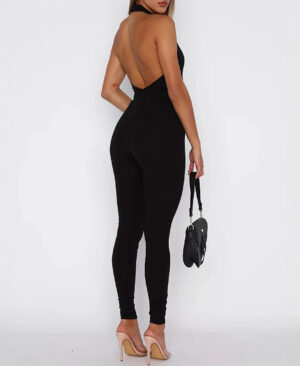 ⁦<h1 class="product_title entry-title">بدلة نسائية ضيقة بدون أكمام بلون موحد</h1>⁩ - الصورة ⁦5⁩