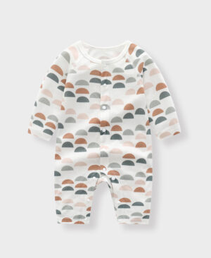 ⁦<h1 class="product_title entry-title">بدلة أطفال من ألياف البامبو الناعمة والخفيفة بطبعة زهور وحيوانات لطيفة ملابس حديثي الولادة للجنسين بأكمام طويلة</h1>⁩ - الصورة ⁦7⁩