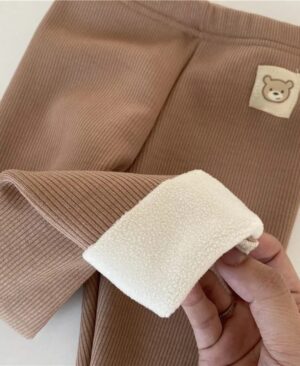 <h1 class="product_title entry-title">Girls' Single-layer Fleece-lined Fashionable All-matching Leggings</h1> - Image 3