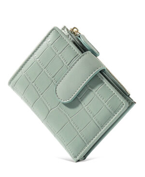 <h1 class="product_title entry-title">Simple Retro Solid Color Zipper Clasp Mini Short Wallet</h1> - Image 8