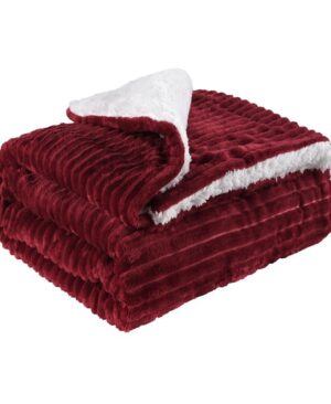 ⁦<h1 class="product_title entry-title">بطانية مزدوجة من الصوف الصناعي السميك - بطانية ترفيهية - بطانية هدية</h1>⁩ - الصورة ⁦10⁩