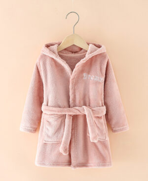 <h1 class="product_title entry-title">Cartoon Home Clothes Nightgown Bathrobe Children Pajamas Flannel</h1> - Image 4