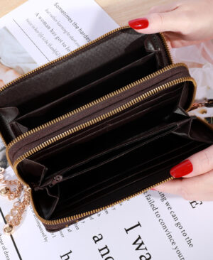 <h1 class="product_title entry-title">Women's Hand Holding Casual Double Zip Large-capacity Wallet</h1> - Image 3
