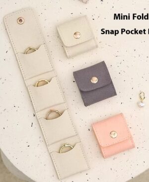 <h1 class="product_title entry-title">Simple And Convenient Grid Jewelry Mini Microfiber Ring Buggy Bag</h1> - Image 4