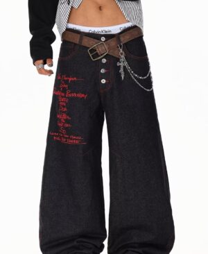 <h1 class="product_title entry-title">American-style High-street Machete Jeans For Men</h1> - Image 4
