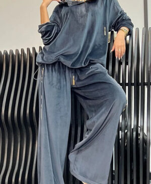 <h1 class="product_title entry-title">Loose Casual Two-piece Suit Leopard Print Hoodie And Pants Suit For Women</h1> - Image 10