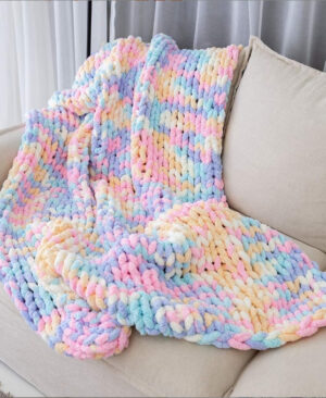 <h1 class="product_title entry-title">Handmade Coarse Yarn Knitted Chenille Rod Knitted Yarn Sofa Cover Blanket</h1> - Image 5