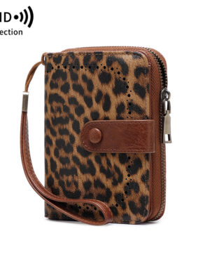<h1 class="product_title entry-title">Leopard Print Multifunctional Zipper Retro Small Wallet</h1> - Image 10