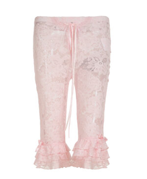 <h1 class="product_title entry-title">Womens Casual Hollow-Out Lace Patchwork Jacquard Knit Pants</h1> - Image 8