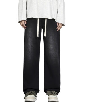 ⁦<h1 class="product_title entry-title">جينز رجالي مريح واسع الساق بتصميم بسيط ومريح</h1>⁩ - الصورة ⁦3⁩