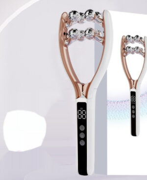 <h1 class="product_title entry-title">Home V-Roller EMS Microcurrent Electric Smart Red And Blue Dual-Wave Roller Massager Face Slimming Instrument Ems Micro Current Lifting Tightening</h1> - Image 3