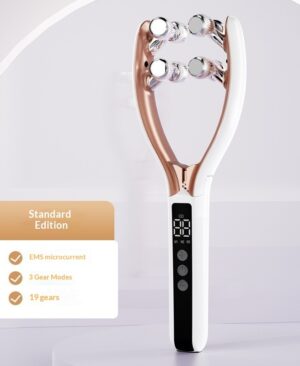 <h1 class="product_title entry-title">Home V-Roller EMS Microcurrent Electric Smart Red And Blue Dual-Wave Roller Massager Face Slimming Instrument Ems Micro Current Lifting Tightening</h1> - Image 8