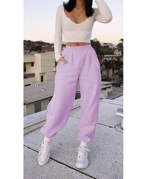 <h1 class="product_title entry-title">Women's Casual Sports All-Match Sweater Pants</h1> - Image 6
